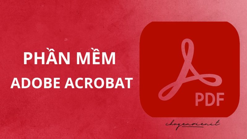Phần mềm adobe acrobat