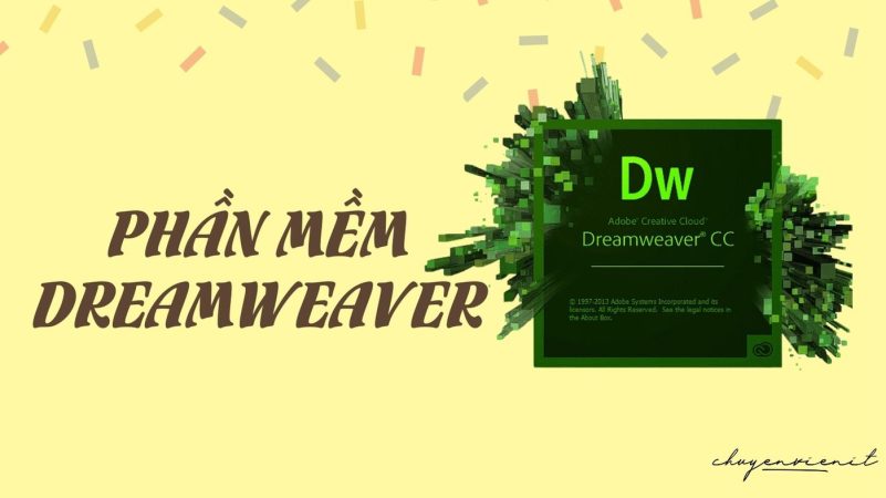 Phần mềm dreamweaver