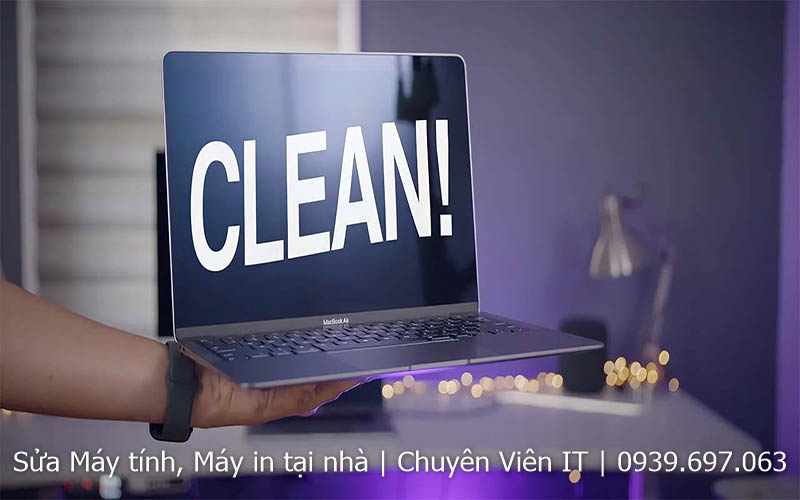 vệ sinh macbook tại nhà
