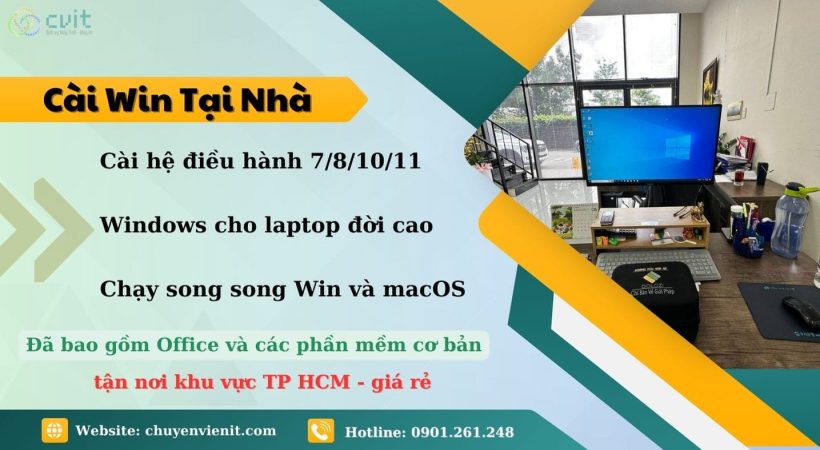 cài win tại nhà giá rẻ