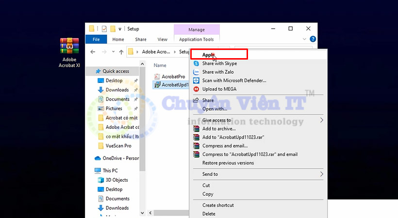 Adobe Acrobat 11 Hướng dẫn cài đặt phần mềm