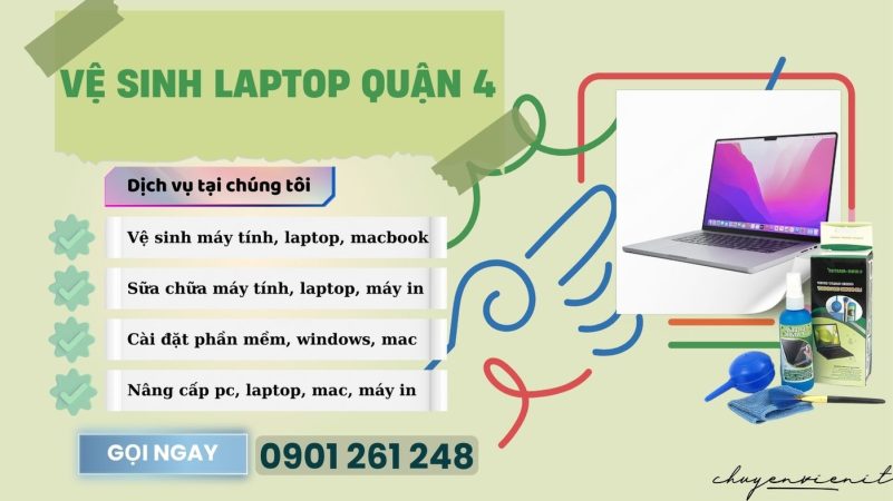 Vệ Sinh Laptop Quận 4