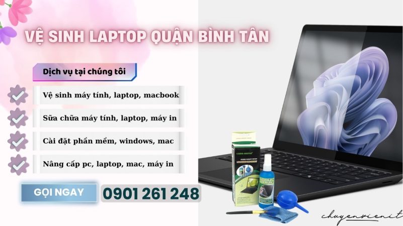 Vệ Sinh Laptop Quận Bình Tân