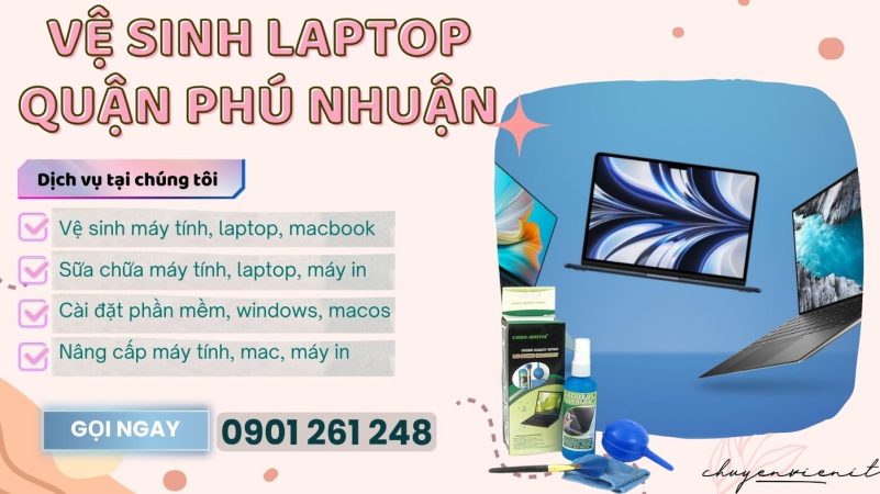 Vệ Sinh Laptop Quận Phú Nhuận