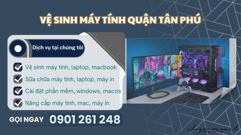 Vệ Sinh Máy Tính Quận Tân Phú