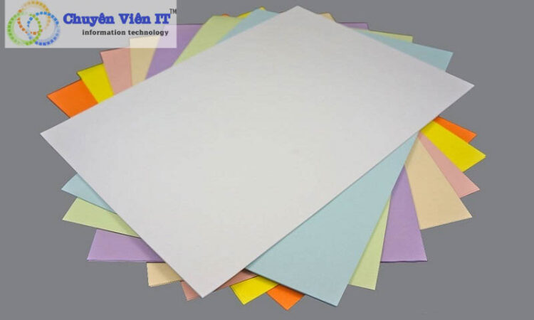 Do vấn đề về giấy in.
