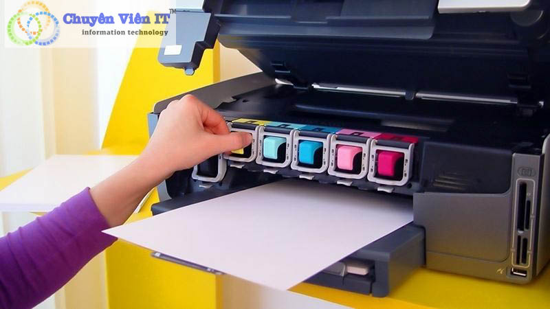 Chọn loại mực in phù hợp hạn chế bị lem mực một bên.