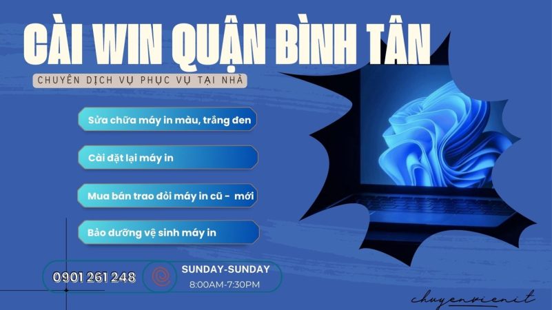 Dịch vụ cài win quận bình tân