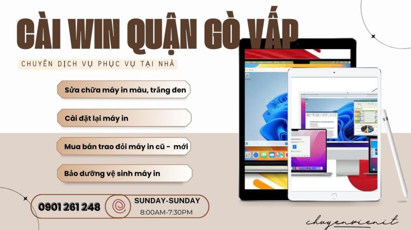 Dịch vụ cài win quận gò vấp