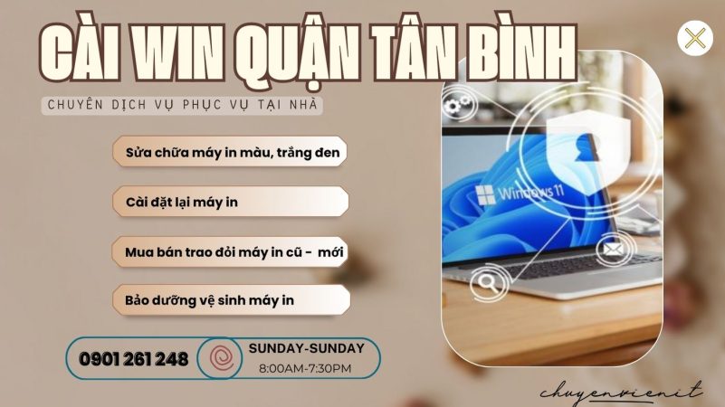 Dịch vụ cài win quận tân bình