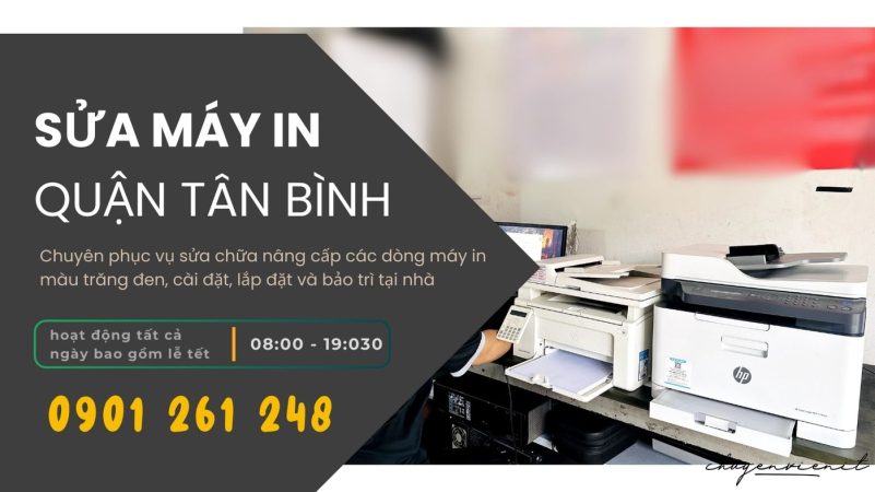 Dịch vụ sửa máy in quận tân bình tại nhà