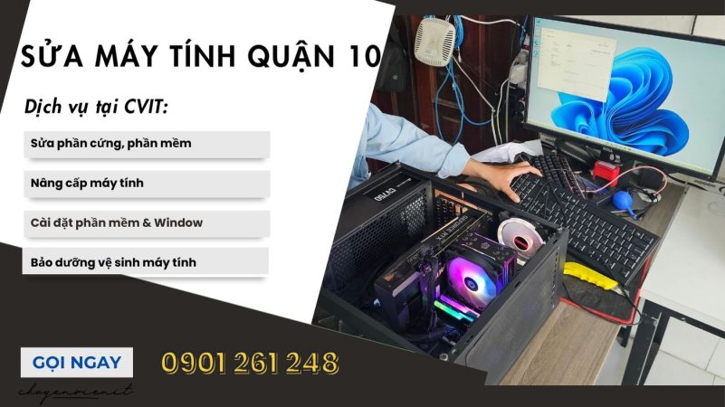 Dịch vụ sửa máy tính quận 10