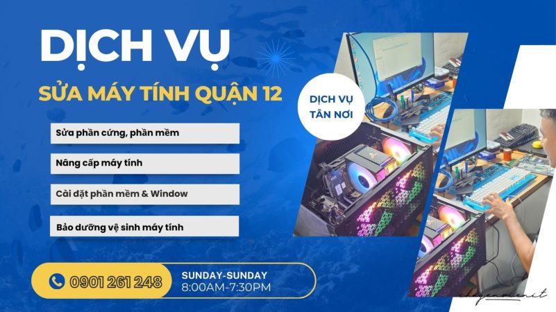Dịch vụ sửa máy tính quận 12