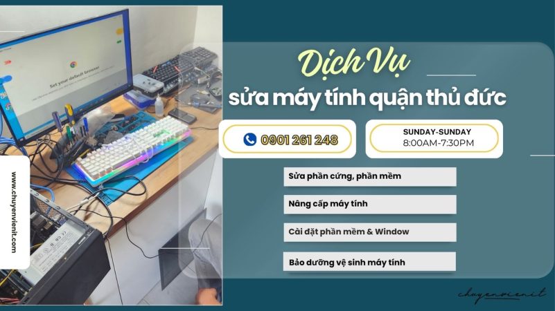 Dịch vụ sửa máy tính quận thủ đức