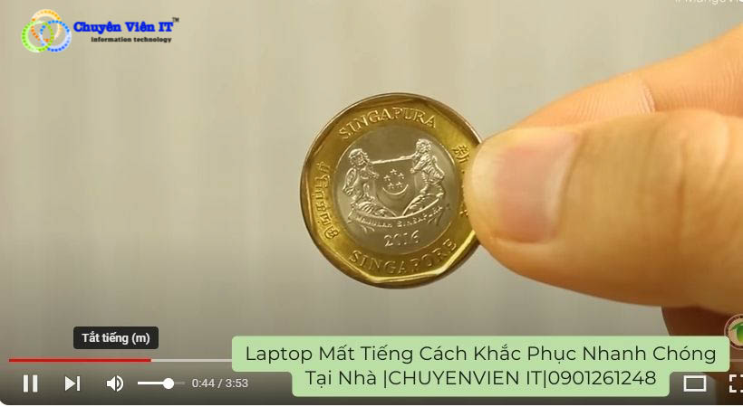 Kiểm tra âm lượng ứng dụng laptop mất tiếng