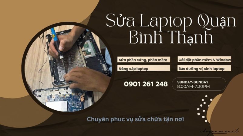 Dịch vụ sửa laptop quận bình thạnh