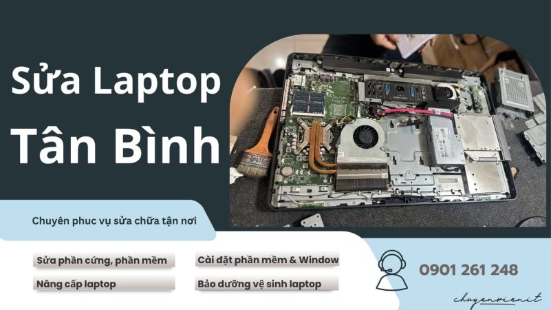 Dịch vụ sửa laptop quận tân bình